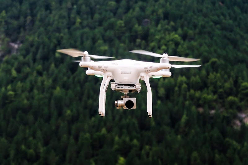 Limpieza de fachada con drone